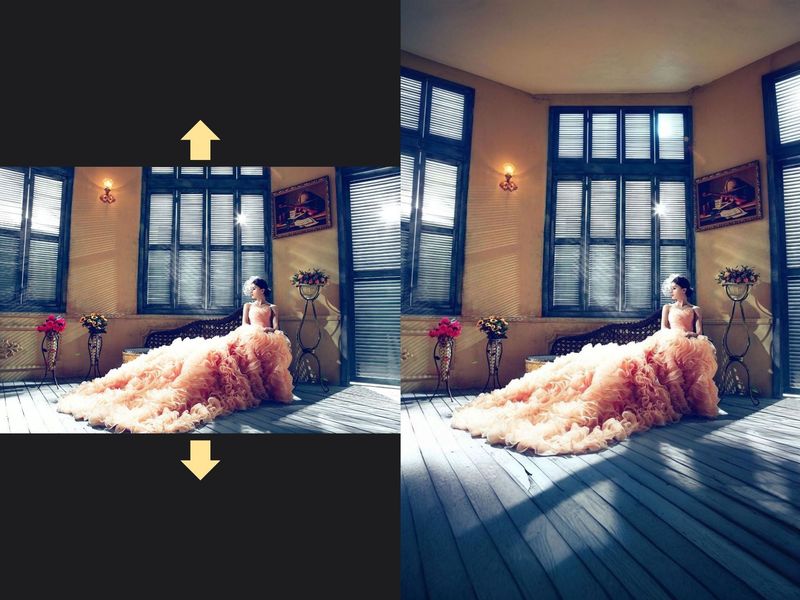 Image expansion example
