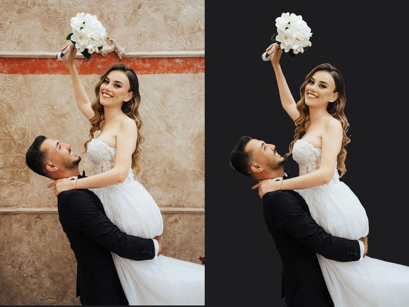 Remove background example